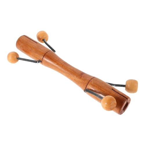 KOMBIUDA Schlaginstrument aus Holz Musikalisches staubdichter Zahnbürstenhalter Holz Schlaginstrument Kinderschlaginstrument Anfänger Musikinstrument Holzpercussion- von KOMBIUDA