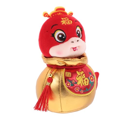 KOMBIUDA Schlangenfigur Plüschschlangenspielzeug Spielzeug Für Das Schlangenjahr Schlangenpuppe Neujahrsdekorationen Schlange Chinesisches Neujahr Stofftier Schlangenkissen Daunen Baumwolle von KOMBIUDA