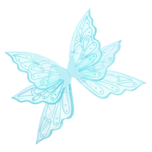 KOMBIUDA Schmetterlingsflügel Cosplay Zauberflügel Partydeko Kleine Blaue Flügel mit Glitzer Effekt Kostüm Requisite für Mädchen und Erwachsene KOMBIUDA Schmetterlingsflügel Cosplay Zauberflügel Partydeko Kleine Blaue Flügel mit Glitzer Effekt Kostüm Requisite für Mädchen und Erwachsene von KOMBIUDA