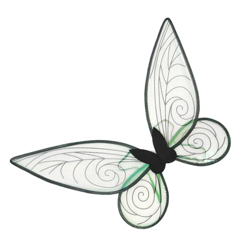 KOMBIUDA Schneeflockenfeenflügel Feenflügel Kostüm Feenflügel für Erwachsene schmetterlingsflügel Butterfly Wings Flügeldekor für Cosplay-Flügel für Garn Silver von KOMBIUDA