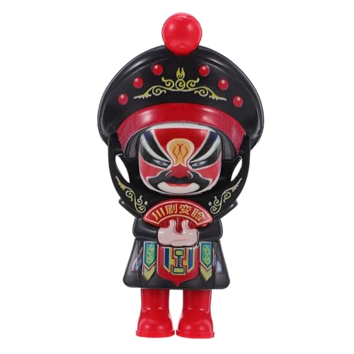 KOMBIUDA Sichuan Opern Gesichtswechsel Puppe Handgefertigt Traditionelle Chinesische Oper Miniatur Figur mit Detailreicher Bemalung Dekoration für Zuhause Büro und Auto KOMBIUDA Sichuan Opern Gesichtswechsel Puppe Handgefertigt Traditionelle Chinesische Oper Miniatur Figur mit Detailreicher Bemalung Dekoration für Zuhause Büro und Auto von KOMBIUDA