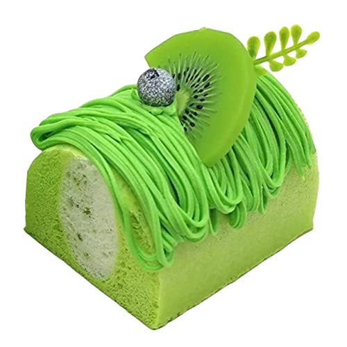 KOMBIUDA Simulation Kuchenmodell Cake kuchendekoration Fotoprop für Kuchen Stitch tortendeko gefälschtes Kuchenmodell Obstdekor Kuchenmodelle Fotorequisite Hausbedarf Pu Green von KOMBIUDA