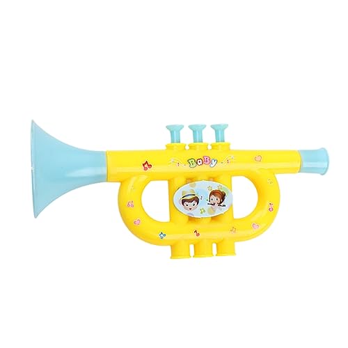 KOMBIUDA Simulierte Musikinstrumente Kinder Cartoon Horn Trompete Spielzeug Frühe Pädagogik Zufällige Farben Lernspielzeug Für Kleinkinder von KOMBIUDA