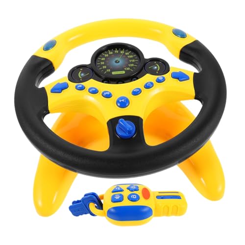 KOMBIUDA Simulierter Fahrlenkrad mit Schlüssel Licht Musik Interaktiver Auto Simulator für Kleinkinder und Vorschulkinder Lernspielzeug zur Frühkindlichen KOMBIUDA Simulierter Fahrlenkrad mit Schlüssel Licht Musik Interaktiver Auto Simulator für Kleinkinder und Vorschulkinder Lernspielzeug zur Frühkindlichen von KOMBIUDA
