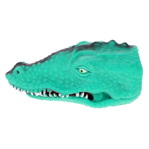 KOMBIUDA Pädagogische Kinderpuppe realistische Alligator-Handpuppe Dinosaurier-Fingerpuppenspielzeug für interaktives Spielen und Familienspaß von KOMBIUDA