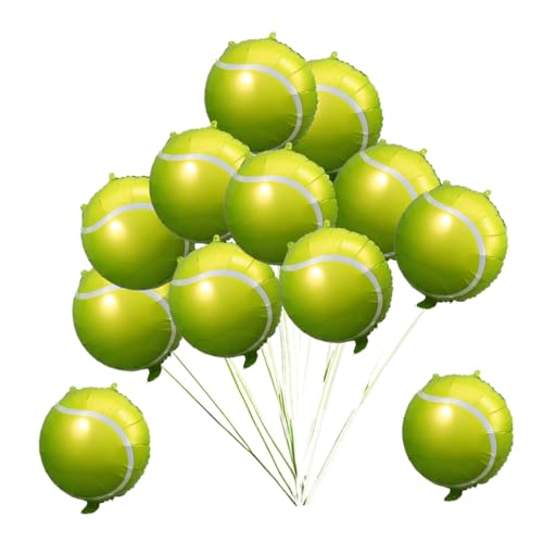 KOMBIUDA Tennisballons Zum Aufhängen 12er-pack Aufblasbare Tennisbälle Aus Folie Dekorationen Für Tennis-geburtstagsparty Leicht KOMBIUDA Tennisballons Zum Aufhängen 12er-pack Aufblasbare Tennisbälle Aus Folie Dekorationen Für Tennis-geburtstagsparty Leicht von KOMBIUDA