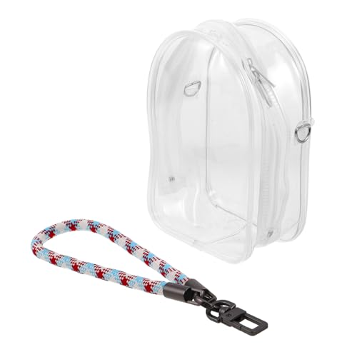 KOMBIUDA Transparentes mit Reißverschluss Leichter und Stabiler Organizer für Mini-Figuren Schlüssel Handy und Zubehör Kompakter Reise-etui mit Farbigem Gewebtem Trageband KOMBIUDA Transparentes mit Reißverschluss Leichter und Stabiler Organizer für Mini-Figuren Schlüssel Handy und Zubehör Kompakter Reise-etui mit Farbigem Gewebtem Trageband von KOMBIUDA