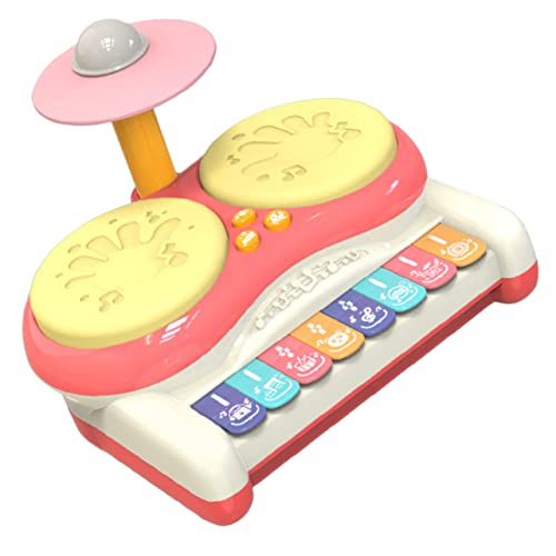 KOMBIUDA Trommelinstrument Spielzeug für Kinder und Mädchen Musikspielzeug für Babys kinderinstrumente Kinder musikinstrumente Kinderspielzeug Spielzeug für Kleinkinder Spielzeug Rosa von KOMBIUDA
