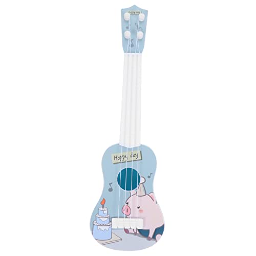 KOMBIUDA Ukulele Gitarrenspielzeug Spielzeuggitarre Für Kleinkinder Musikinstrumente Kindergitarre Für Jungen Musikalisches Aufblasbare Akustikgitarre Plastik von KOMBIUDA