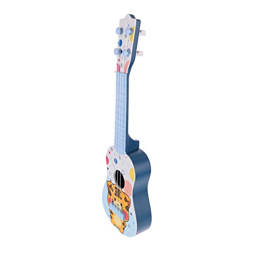 KOMBIUDA Kinder-Musikinstrument Mini-Gitarre Spielzeug-Ukulele für Anfänger und stabiles Lernspielzeug-Set von KOMBIUDA