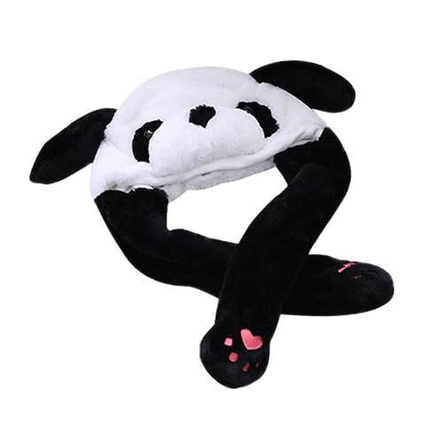 KOMBIUDA Up Ears Panda Hut üsch ütze Mit Wackelohren Lustiges Cartoon Tier Für Und Ideal Oder Für Cosplay Inkl Schlüsselanhänger Im Panda Design Riesen von KOMBIUDA