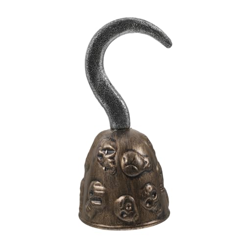 KOMBIUDA Vintage Piratenhaken mit Totenkopf Tragbarer Kleiner Piratenhaken als Authentisches Kostümzubehör für Realistisches Cosplay Accessoire für Piratenpartys und Rollenspiele KOMBIUDA Vintage Piratenhaken mit Totenkopf Tragbarer Kleiner Piratenhaken als Authentisches Kostümzubehör für Realistisches Cosplay Accessoire für Piratenpartys und Rollenspiele von KOMBIUDA