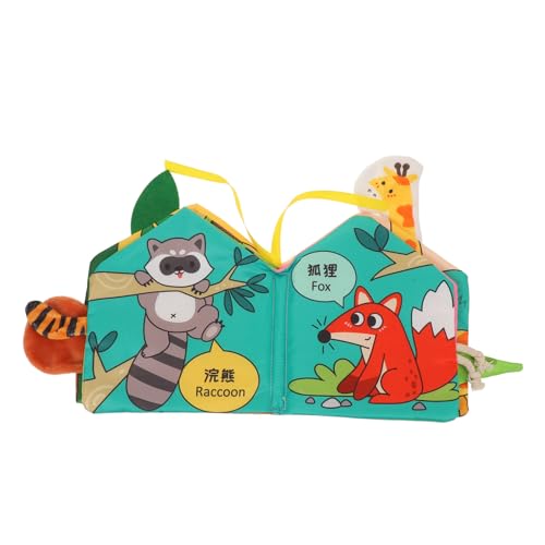 KOMBIUDA Sinnesbuch Mit - Weiches Stoffbuch Für Kleinkinder Ab Monaten Interaktives Lernspielzeug Elementen Und Leuchtenden Farben Fördert Sensorische Und Kognitive KOMBIUDA Sinnesbuch Mit - Weiches Stoffbuch Für Kleinkinder Ab Monaten Interaktives Lernspielzeug Elementen Und Leuchtenden Farben Fördert Sensorische Und Kognitive von KOMBIUDA