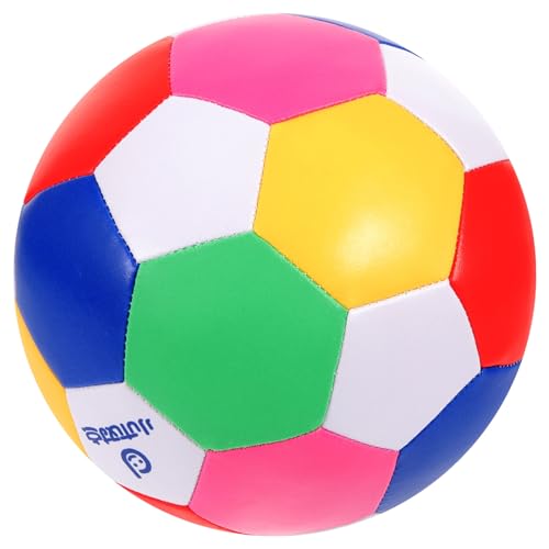 KOMBIUDA Weicher Fußball Für Bunter Indoor Und Outdoor Spielball Durchmesser Ideal Für Kleinkinder Und Vorschulkinder Geeignet Für Drinnen Und Draußen Sportliche von KOMBIUDA