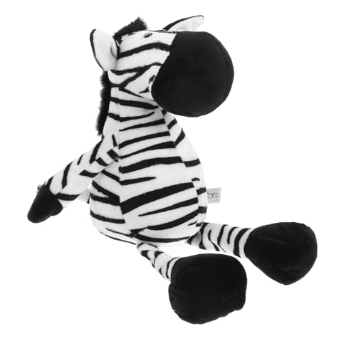 KOMBIUDA Zebra-Puppe Kuscheltiere Stricken Kuscheltier Für Den Haushalt Verschleißfestes Kinderspielzeug Kawaii Kinderspielzeug Entzückendes Zebraspielzeug Haushaltsstofftier Pp Baumwolle von KOMBIUDA