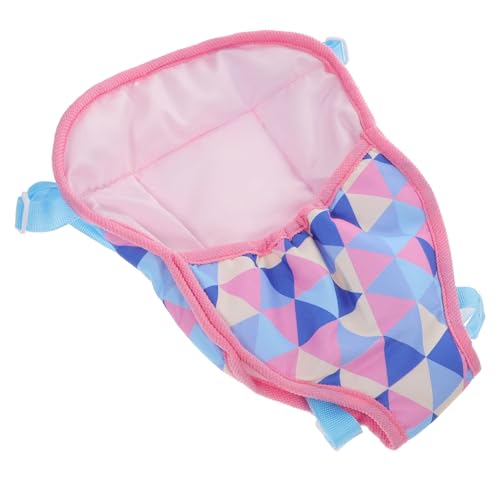 KOMBIUDA atmungsaktive Puppentrage Puppenwiege weiches Spielzeug Tragerucksack für Babypuppen Babytrage -Hosenträger Puppenzubehör Tragehilfe für Babypuppen Puppenschlinge Puppenträger von KOMBIUDA