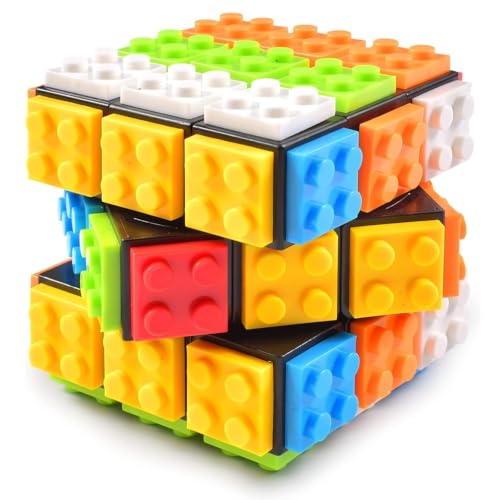 KOMUNJ Zauberwürfel 3x3 Speed Magic Cube 3D Cube Puzzle Anti Stress Toller Würfel Brick Cube Für Kinder Erwachsene Magischer Würfel Spielzeug Geschenke von KOMUNJ