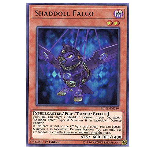 Mint x3 Shaddoll Falco BLHR-EN080 Ultra 1. Auflage von KONAMI