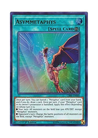 YU-GI-OH! Englische Version CIBR-EN060 Asymmetaphys Asymmetaphase (Ultra Rare) 1. Auflage von KONAMI