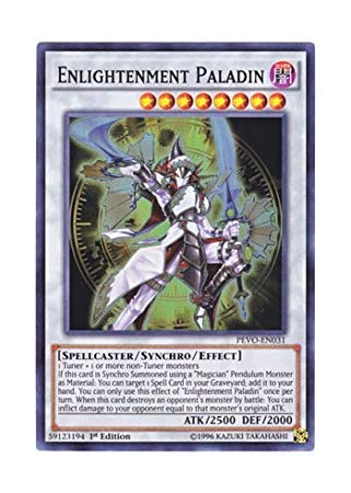 YU-GI-OH! Englische Version PEVO-EN 031 Enlightenment Paladin Magical Mage Swordsman (Superlea) 1. Auflage von KONAMI