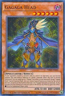 YU-GI-OH! - Gagaga Head (YZ09-EN001) ZEXAL Manga Promotional Cards: Series 9 - Limited Edition - Ultra Rare von KONAMI