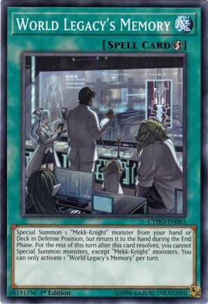 Yu-Gi-Oh! - World Legacy's Memory - CYHO-EN061 - Common - 1st Edition - Cybernetic Horizon von KONAMI