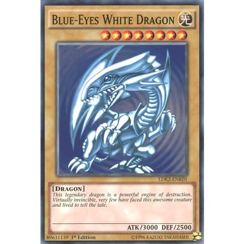 YuGiOh : LDK2-ENK01 Limited Ed Blue-Eyes White Dragon (Alternate Art 1) Common Card - ( Yu-Gi-Oh! Single Card ) by Deckboosters von YGO