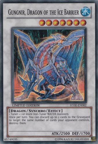 Yugioh H5SE-EN002 Gungnir, Drache der Eisbarriere Super Rare von KONAMI