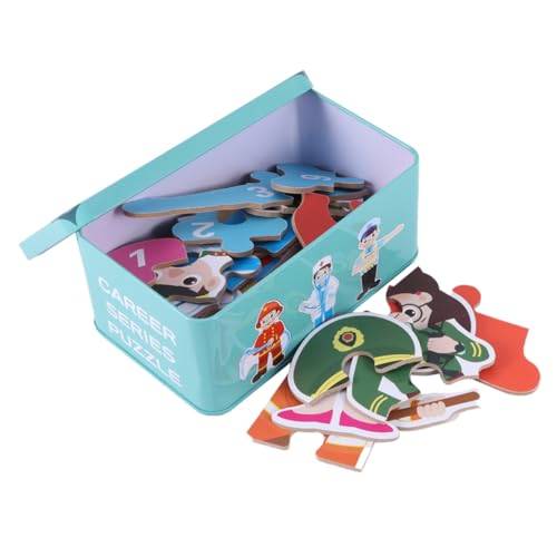 KONTONTY 1 Box Kinderpuzzles Holzspielzeug Holzpuzzles Lernspielzeug von KONTONTY