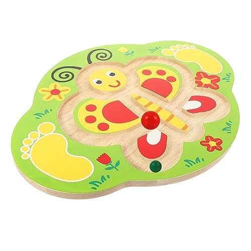 KONTONTY 1 Satz Balanceboard Für Kinderspielzeug Matschig Planke -Balance-Board Kleinkind Zappeln Puzzle Flattern Aufkleber Wippe Für Schaukelwippe Holz von KONTONTY