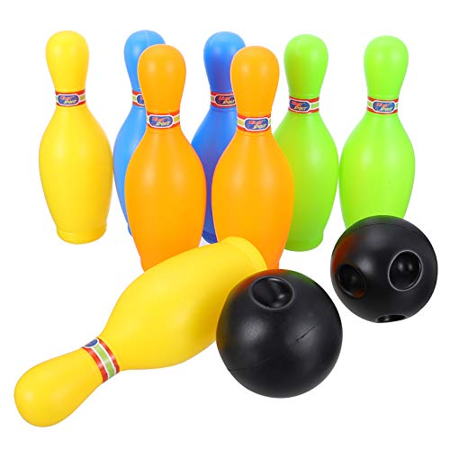 KONTONTY 1 Satz Bowlingkugel Bowling Set kegelspiel für draußen Bowling- für Bowlingspielzeug für Kleinkinder Plastik von KONTONTY