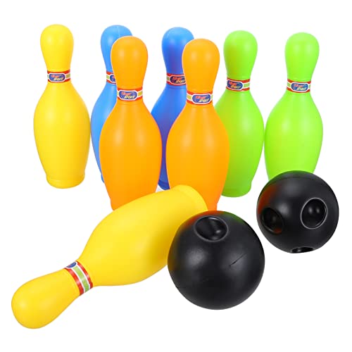 KONTONTY 1 Satz Bowlingkugel Spielzeug Bowlingspielzeug für Kinder Bowlingspielzeug für Kleinkinder Kinder Bowling Set Kinder kegelspiel Spielzeuge kinderspielzeug Sportspielzeug für Kinder von KONTONTY