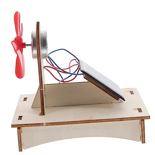 KONTONTY 1 Satz DIY Solar Fan Bastelset für Pädagogisches Holzspielzeug Ingenieurwissen Experimentierkasten für Jungen und Kreatives Basteln KONTONTY 1 Satz DIY Solar Fan Bastelset für Pädagogisches Holzspielzeug Ingenieurwissen Experimentierkasten für Jungen und Kreatives Basteln von KONTONTY