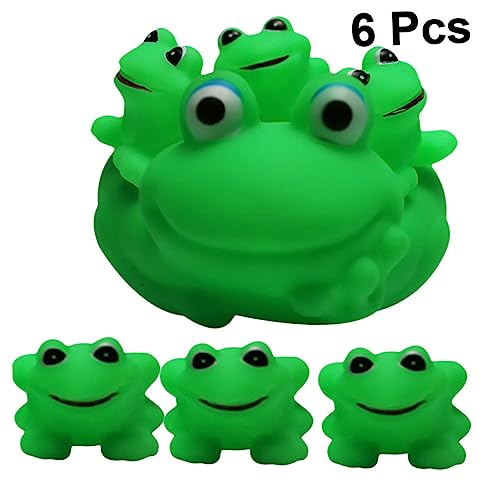 KONTONTY 1 Satz Duschspielzeug nehmen badewannenspielzeug badespielzeug ab 6 Monate badewannenarmaturen Toys Badespielzeug für Babys schwimmendes Froschspielzeug Green von KONTONTY