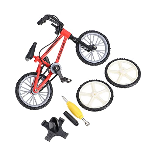 KONTONTY 1 Satz Fingerrad für kinderspielzeug wohnungsdeko Toys spielzeuge Fingerfahrräder Desktop-Bike Mini-Fingerbike Fahrradspielzeug Aluminiumlegierung rot von KONTONTY