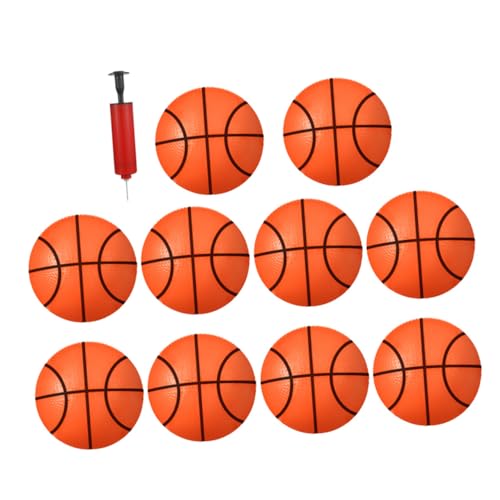 KONTONTY 1 Satz Kleiner Basketball Kinderspielzeug Mini-Basketball Für Kleinkinder Aufblasbares Basketballspielzeug PVC-basketbälle Für Kleine Basketbälle Plastik von KONTONTY