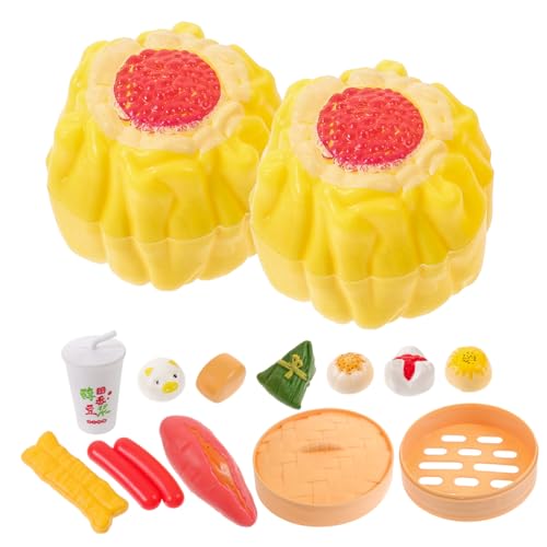 KONTONTY Kochen Geschirr Set Spielzeug Jungen Und Mädchen Pretend Play Lebensmittel Sets Pretend Play Lebensmittel Spielset von KONTONTY