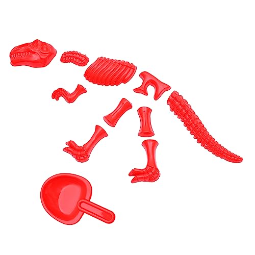 KONTONTY 1 Satz Schimmel Dinosaurier-sandformen Werkzeuge Für Sandformen Formen Für Plastilinformen Selber Machen Rot Plastik von KONTONTY