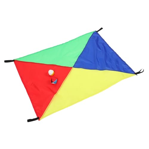 KONTONTY Regenbogen Regenschirm Spielzeug Für Kinder Kinder Outdoor Spielzeug 1 Set 1pc Tuch von KONTONTY