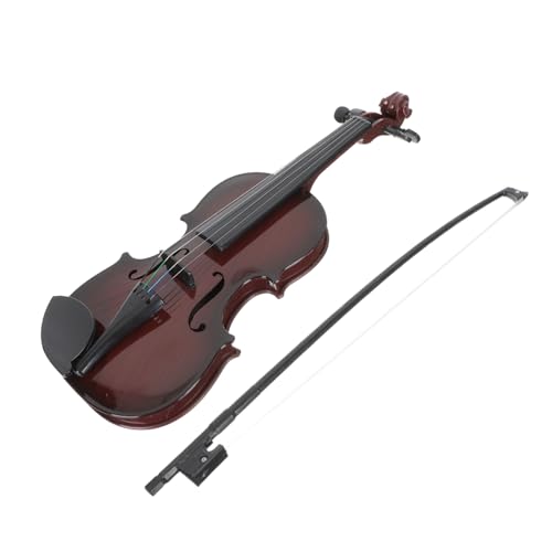 KONTONTY 1 Satz Simulierte Geige Geigenspielzeug Aus Kunststoff Kindergeige Musikspielzeug Für Kleines Musikspielzeug Geigenspielzeug Für Violine Abs Black von KONTONTY