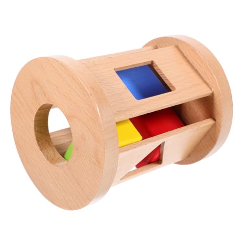 KONTONTY 1 Satz Sortierspielzeug aus Holz Lernspielzeug für Babyspielzeug Hilfsmittel für den Kindergartenunterricht Holzwalze Lehrmittel kognitives für von KONTONTY