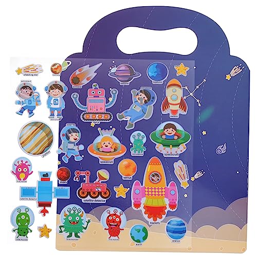 KONTONTY 1 Satz Spielzeug für Kinder DIY-Stickerbuch Stickerbuch für Kinder kinderzimmer wanddeko wandpolsterung kinderzimmer Aufkleber Buch Aufkleber mit Stickerbuch DIY-Aufkleber Papier von KONTONTY