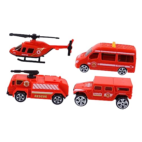 KONTONTY 1 Satz Spielzeugauto Kinder Mini-Spielzeug Spielzeug für Kinder, Mädchen Kindergeschenk Kinder Roller Kinder Tretroller Toys Cars baufahrzeug Modell Lernfahrzeug Spielzeug Abs rot von KONTONTY