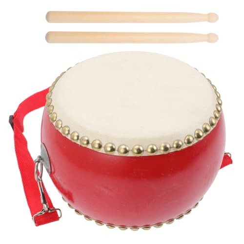 KONTONTY Frühen Lernen Pädagogisches Musical Spielzeug Kinder Drum Set Holz Percussion Trommel Sicher Glatte von KONTONTY