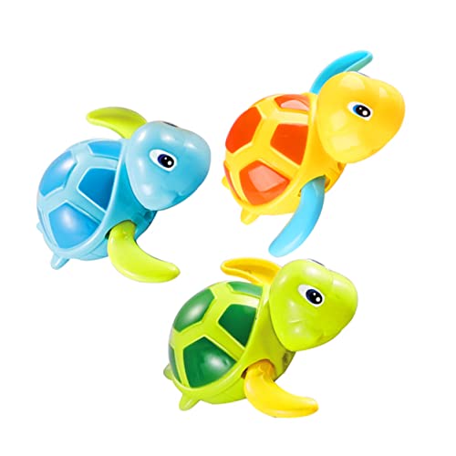 KONTONTY 1 Satz Wasseraufziehspielzeug Schwimmbad Dinosaurier Pop badewannenspielzeug badewanne Wasserspielzeug für Badeschildkröten Abs Colorful von KONTONTY