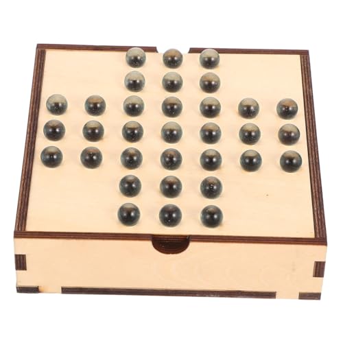 KONTONTY 1 Satz einzelnes edles Schach Schachbrett Schachbrett für für Erwachsene bauernopfer Dame für Brettspiele klassisches Brettspiel Holz von KONTONTY