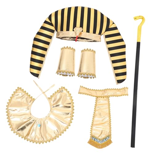 KONTONTY 1 Set Halloween Ägyptischer Prop Halloween Ägyptischer Kostüm Set Dress Up Kostüm Für Party Halloween Kostüm Requisiten von KONTONTY