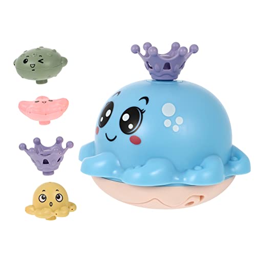 KONTONTY 1 Set Induction Water Spray Ball Bathtub Toys Bath Toys Octopus Toys Bathtub Sprayer Toy Octopus Bath Toy Bath Toy Bath Sprayer Blue Abs von KONTONTY