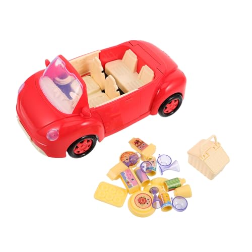 KONTONTY Fantasievolles Picknick-spielzeugauto Für Kinder Mit Realistischem Geschirr Familien-rollenspielset Für Kleinkinder von KONTONTY