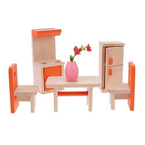 KONTONTY 1 Set Play House Toy Toys Für Kleinkinder Mini Little Küche Rollenspiele Bildungsspielzeug Simulierte Küchendekoration Stoff Orange von KONTONTY